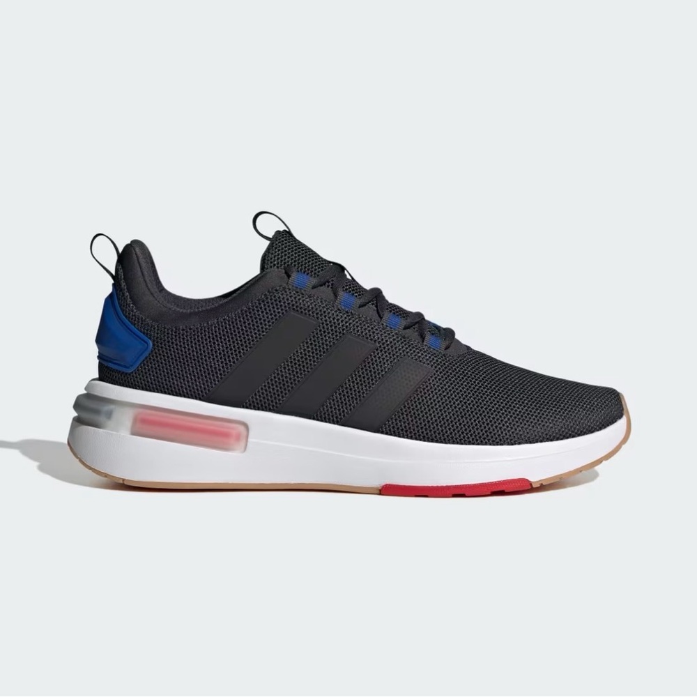 New Adidas Racer TR23 Black White Red Blue Mens Running Shoes Sizes 10, 10.5, 13